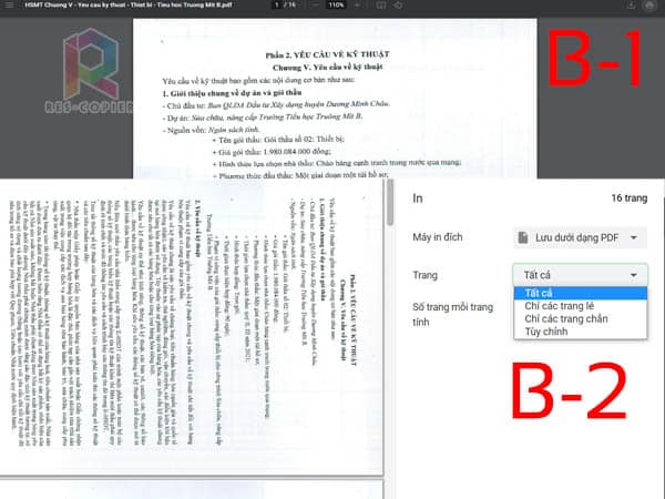 Hướng dẫn cách in 2 mặt trên máy tính trên file PDF